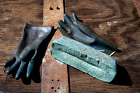 Bronze Ingot with Work Gloves